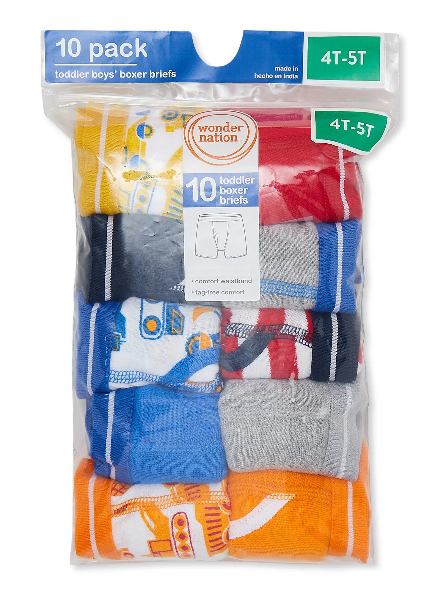 Boys Boxers (10-Pack), 2T-5T