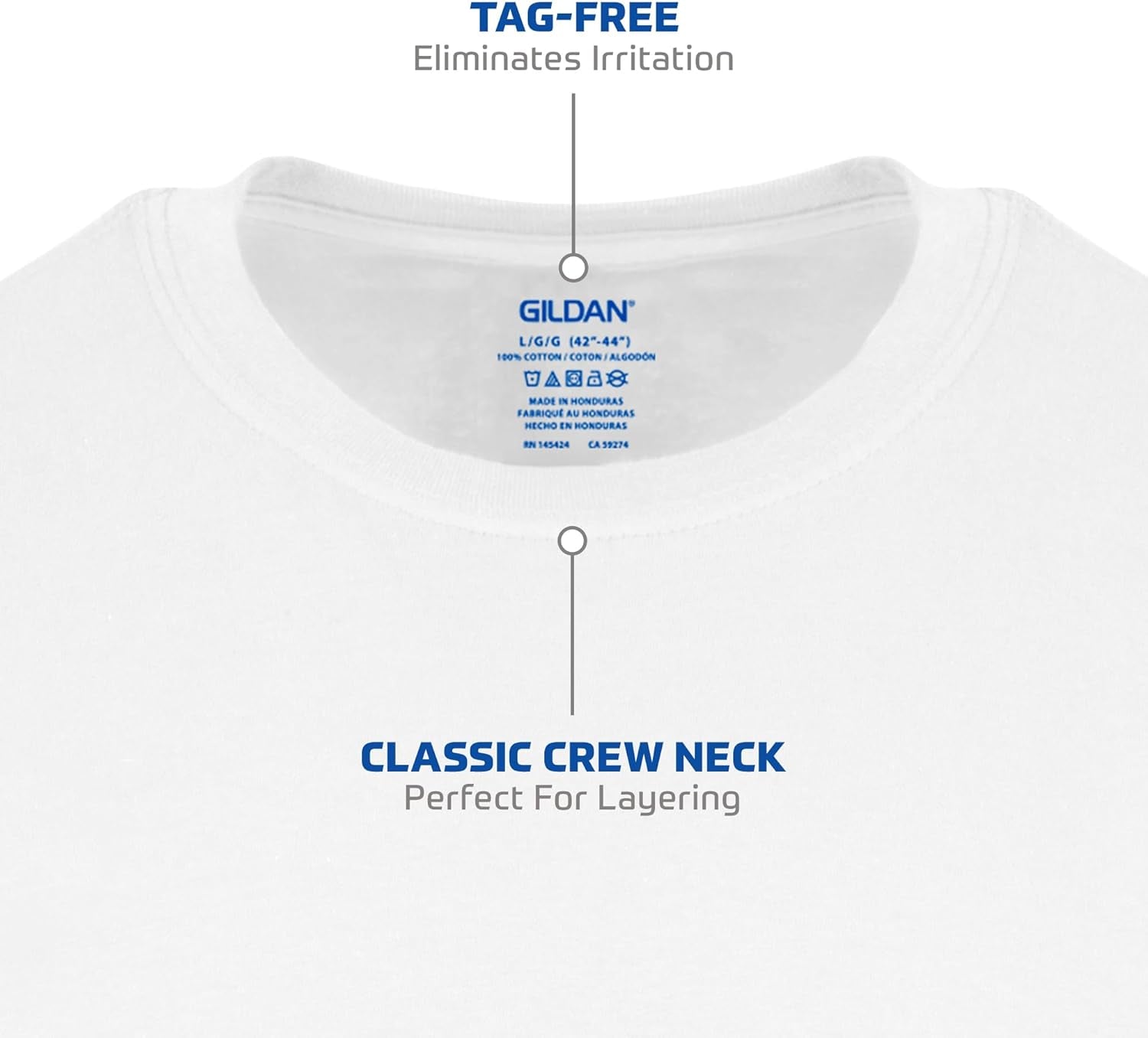 Gildan Men's Crew Neck T-Shirts