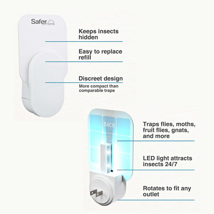 Safer Home Indoor Plug-in Fly Trap