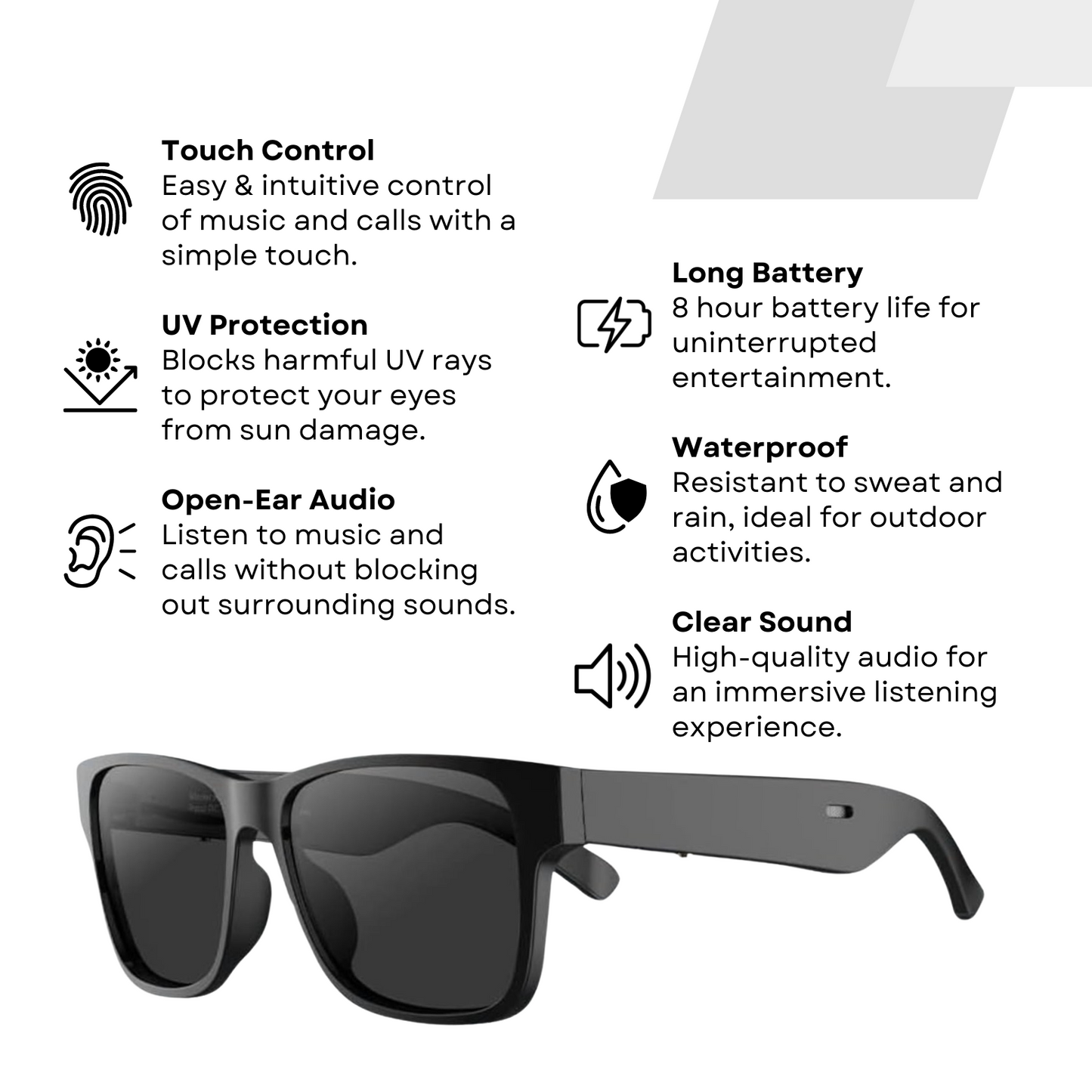 Bluetooth Touch Sunglasses