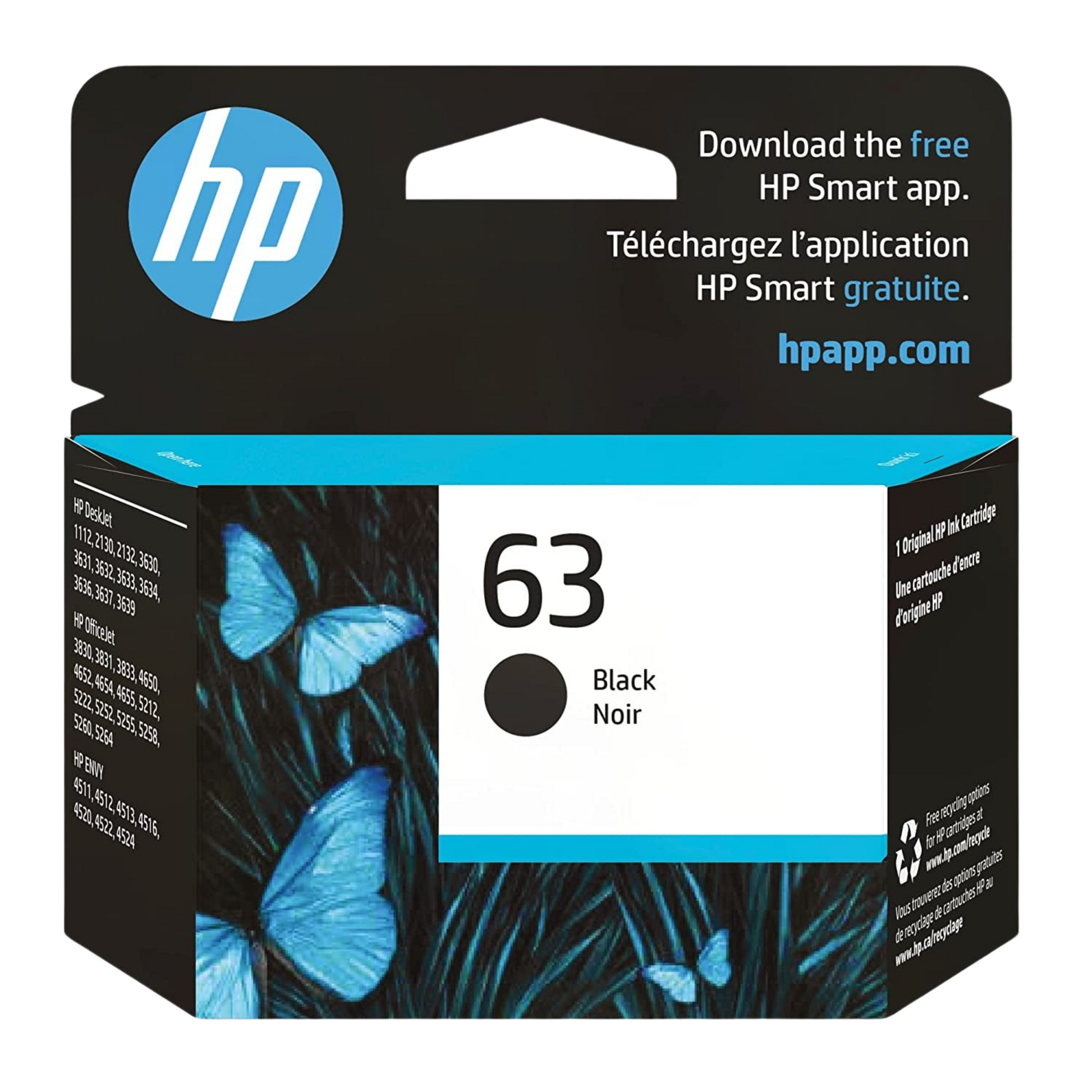 HP 63 Black Ink Cartridge