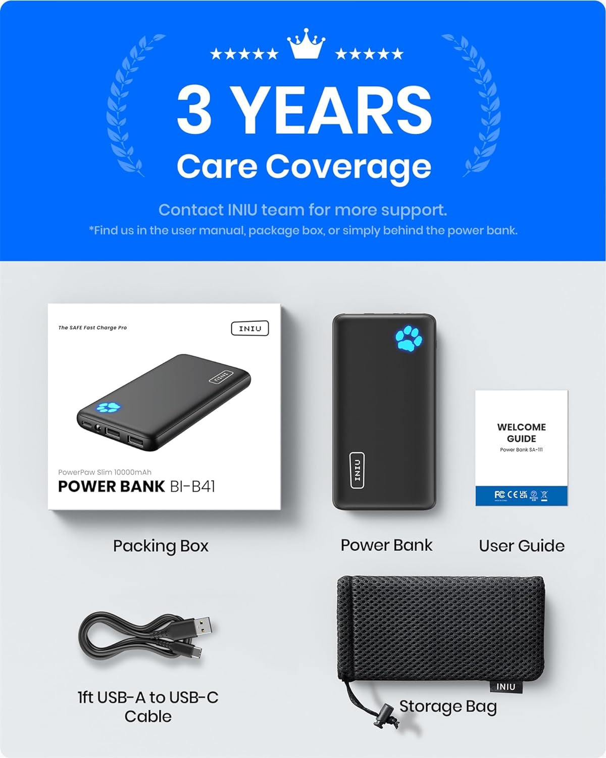 10,000 mAh Portable Charger