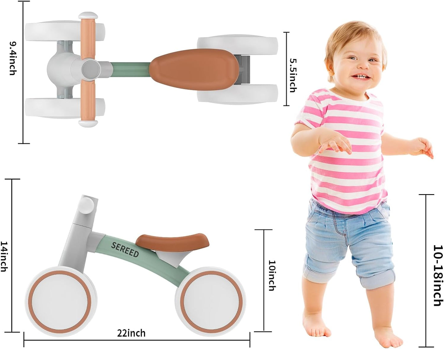 Sereed Toddler Balance Bike