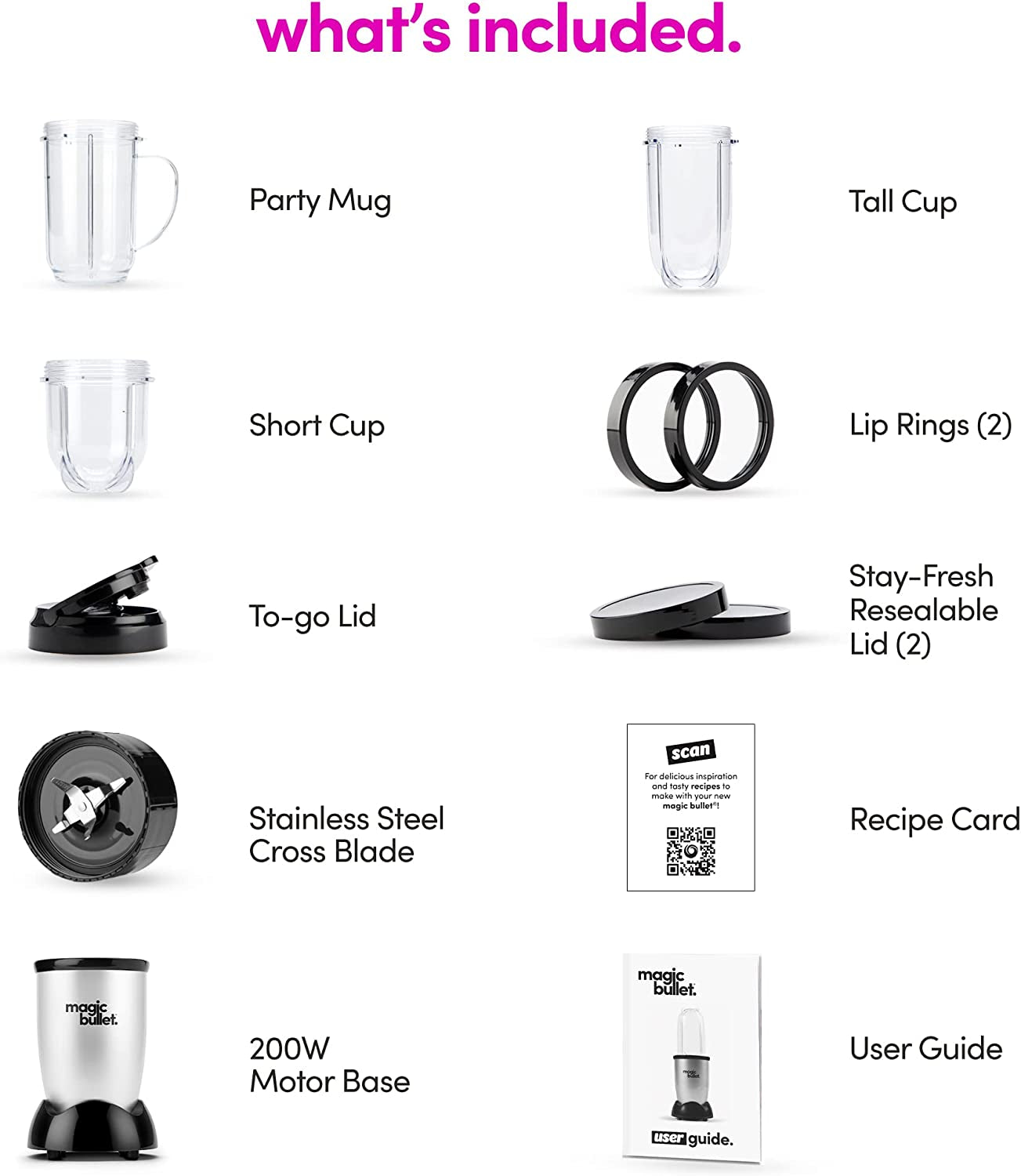 Magic Bullet Blender (11 Pieces)