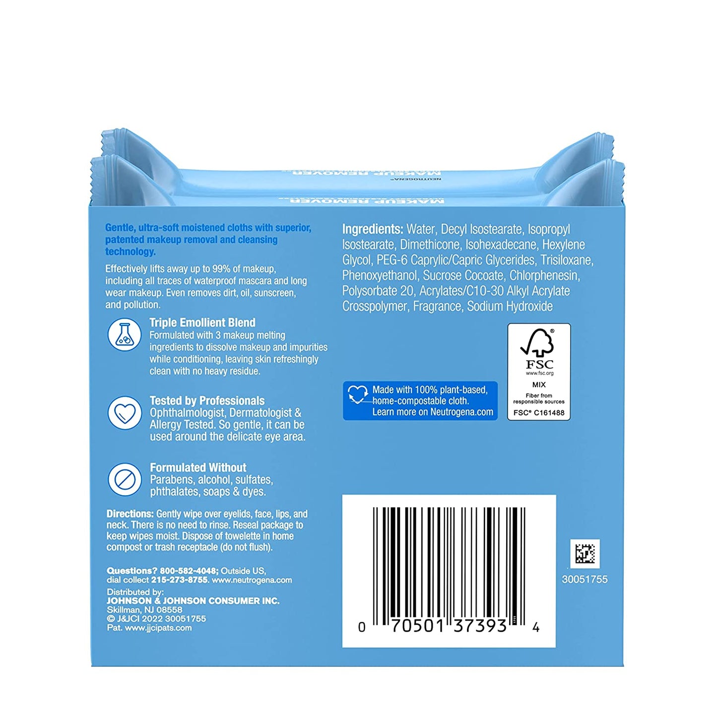 Neutrogena Soft Makeup Remover Wipes