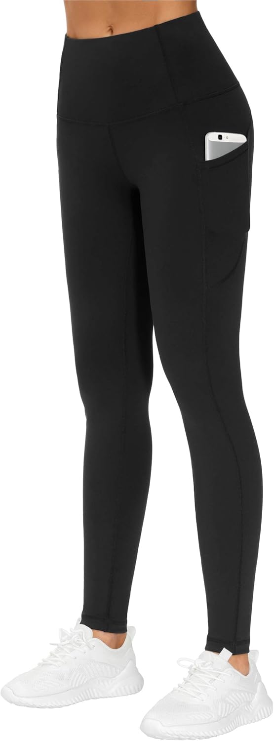 The Gym People Thick High Waist Yoga Pants with Pockets