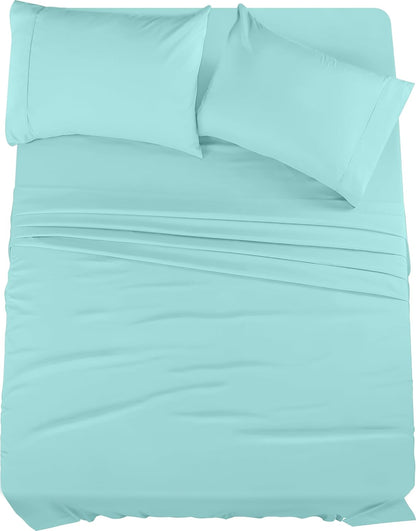 Queen Microfiber Bed Sheet (4 Piece)