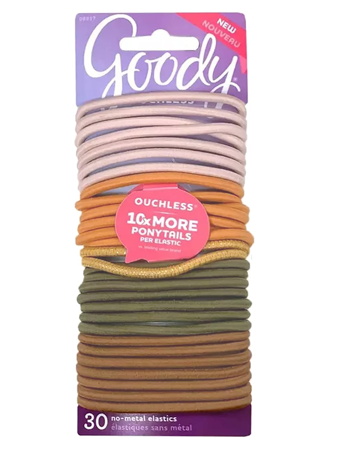 Goody Ouchless Hair Elastics (30 Pack)