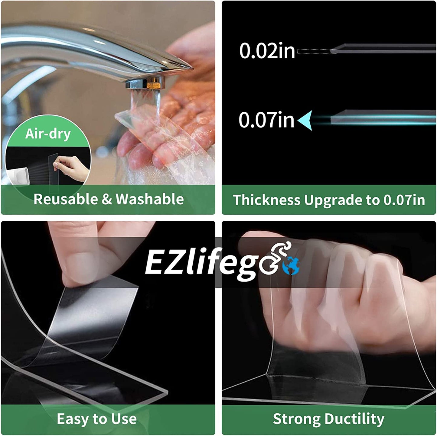 EZlifego Heavy Duty Double Sided Tape