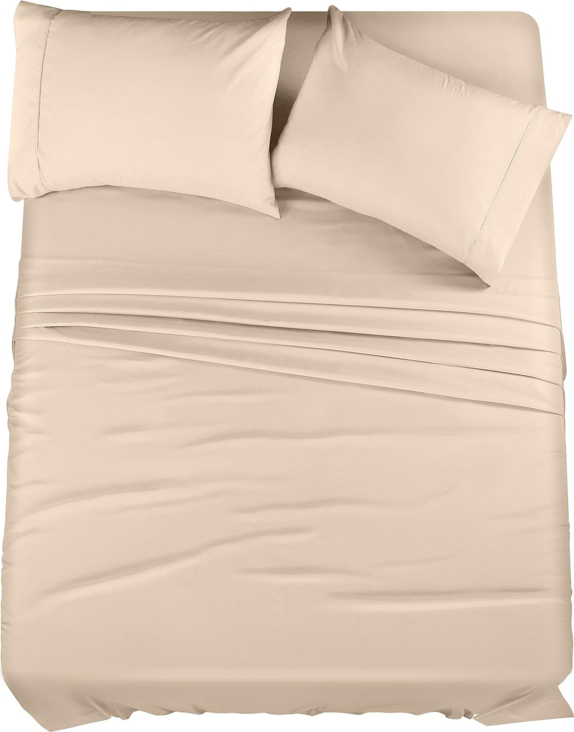 Queen Microfiber Bed Sheet (4 Piece)