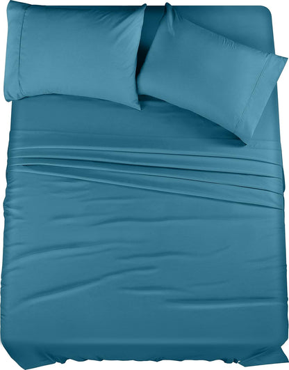 Queen Microfiber Bed Sheet (4 Piece)