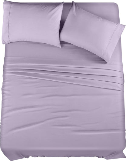 Queen Microfiber Bed Sheet (4 Piece)