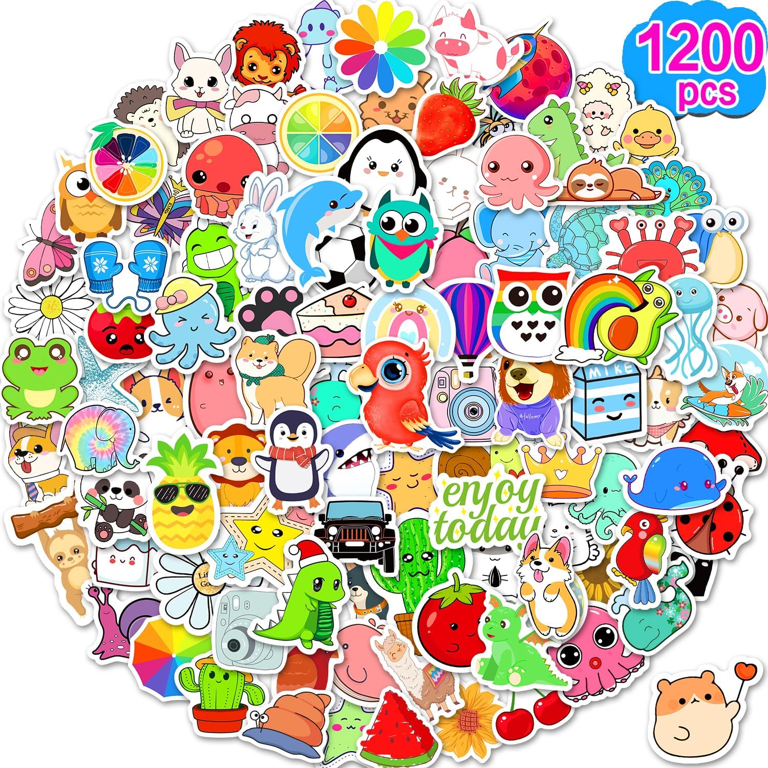 Colorful Stickers (600 Pieces)