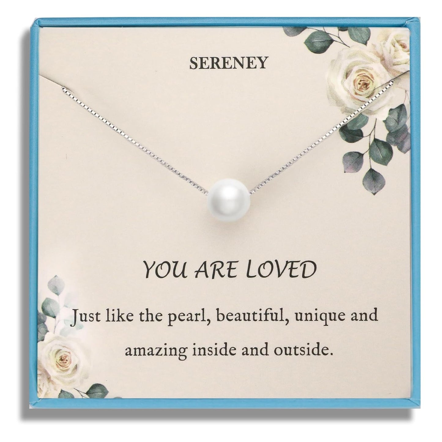 Sereney Pearl Necklace Birthday Gift