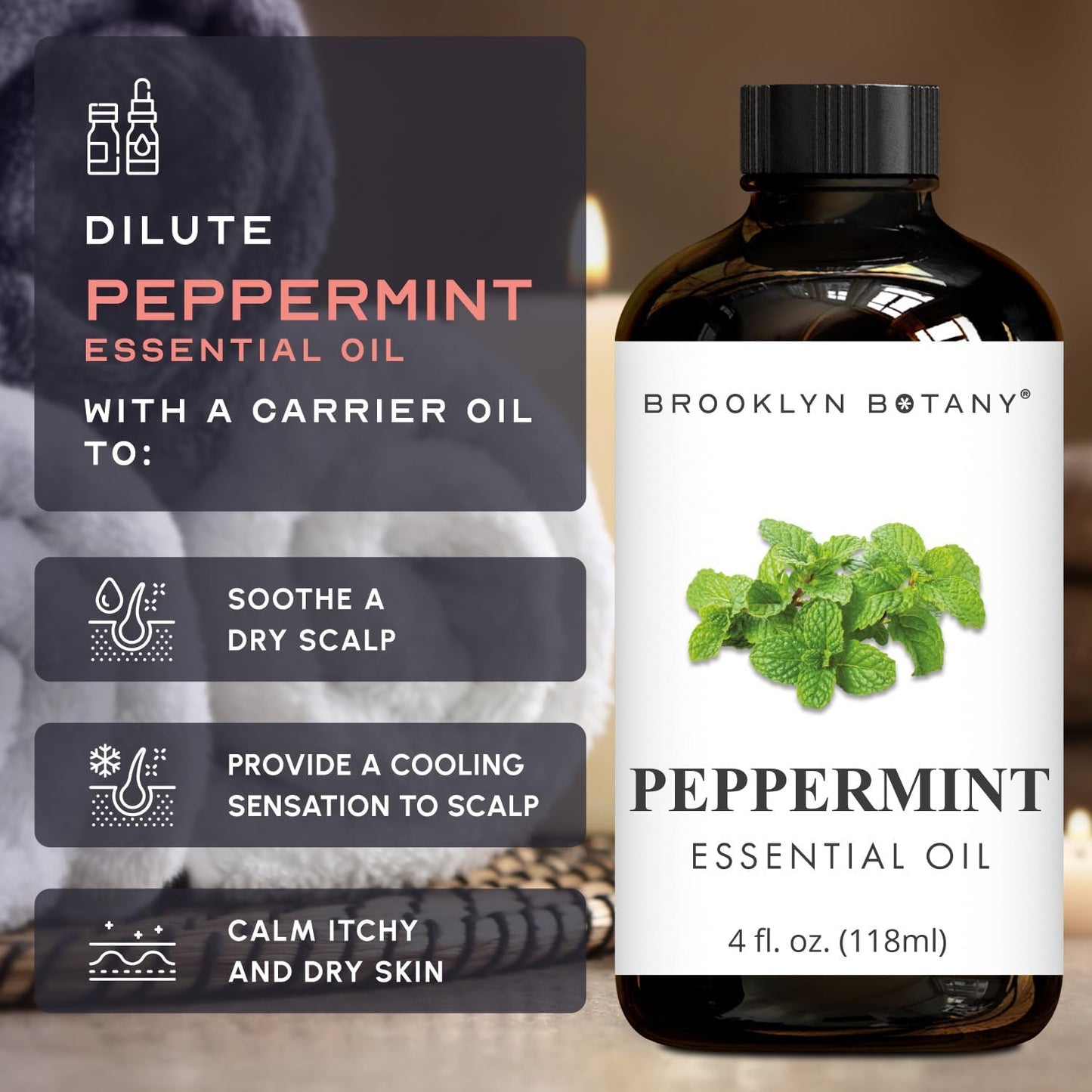 Peppermint Essential Oil (4oz)