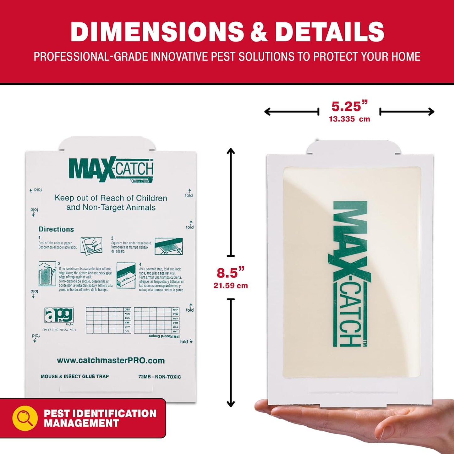 Max-Catch Mouse & Insect Glue Trap