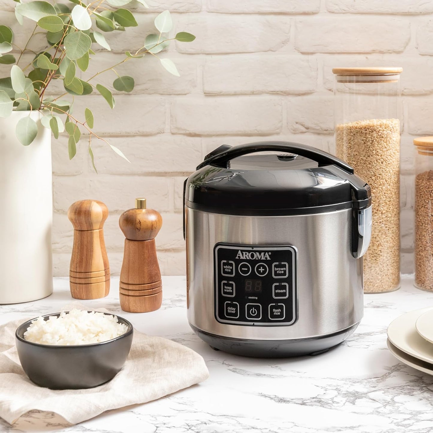 Aroma Digital Rice Cooker & Food Steamer