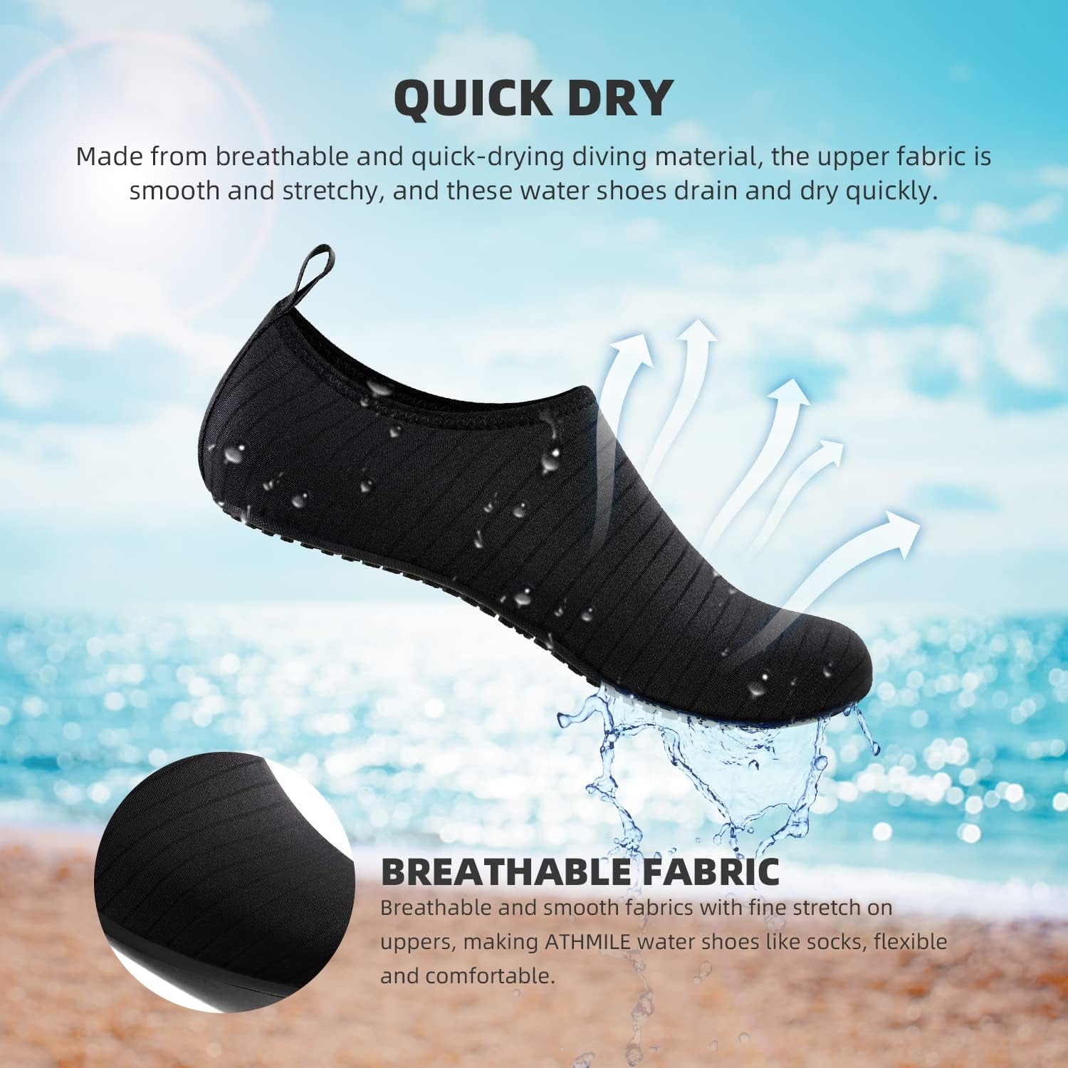 Athmile Quick-Dry Water Shoes